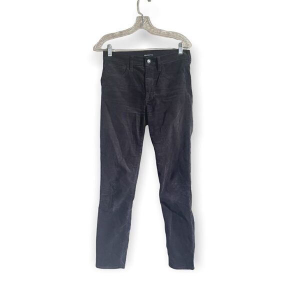 J. Crew Mercantile Velvet Dark Grey Skinny Jeans Size 27 - Picture 3 of 10